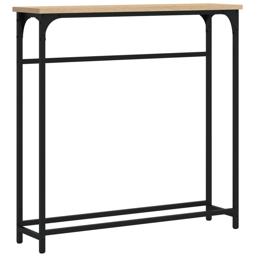 Wandtafel 75X9,5X75 Cm Bewerkt Hout Kleurig Sonoma eiken