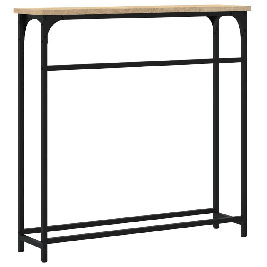 Wandtafel 75X9,5X75 Cm Bewerkt Hout Kleurig Sonoma eiken
