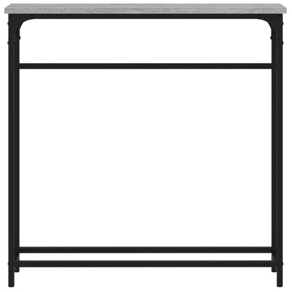 Wandtafel 75X9,5X75 Cm Bewerkt Hout Eikenkleurig Grijs sonoma