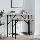 Wandtafels 2 st bewerkt hout grijs sonoma 95x26x80 cm
