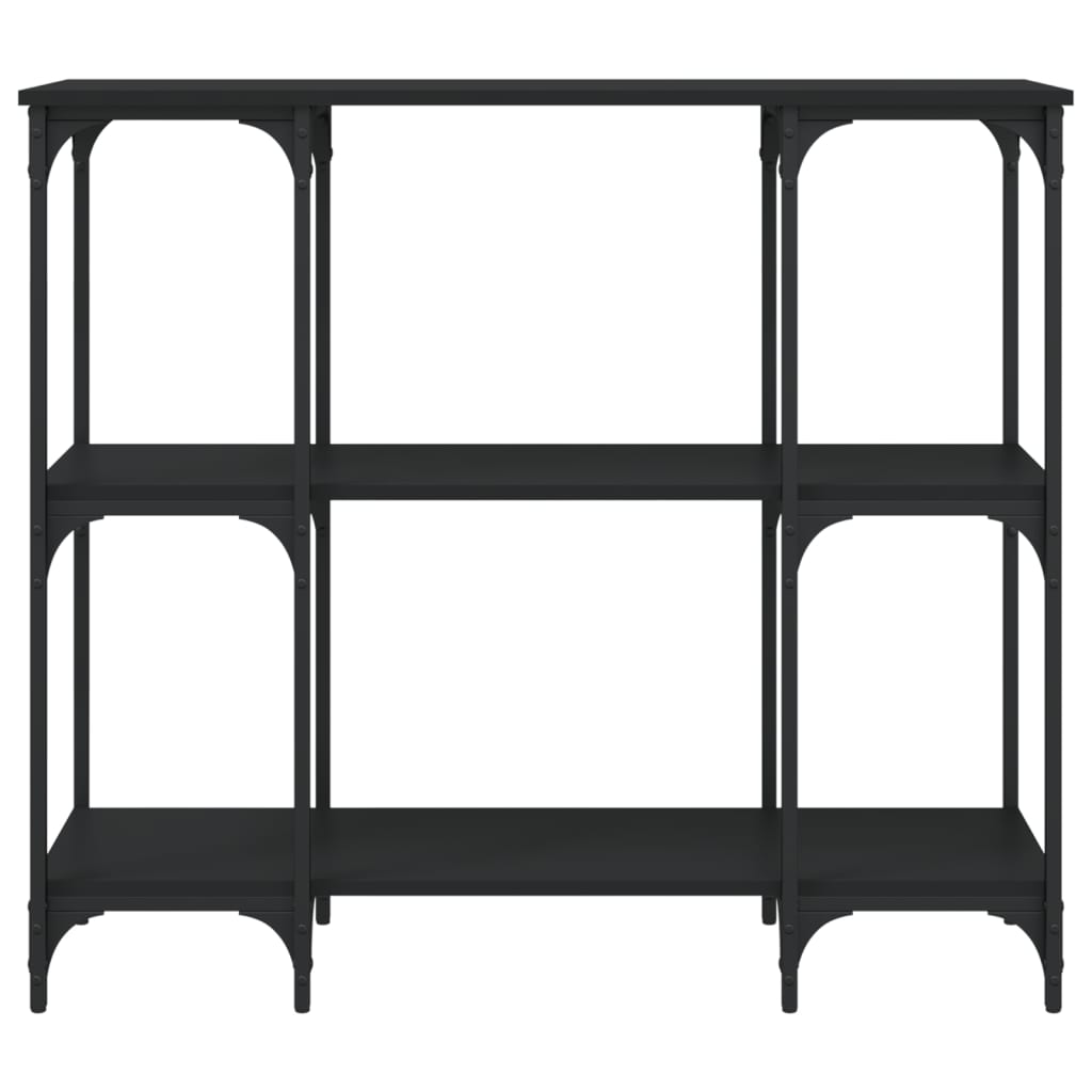 Wandtafel 102X35X90 Cm Bewerkt Hout Zwart