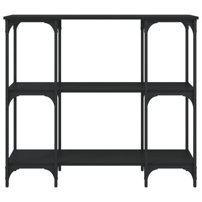 Wandtafel 102X35X90 Cm Bewerkt Hout Zwart