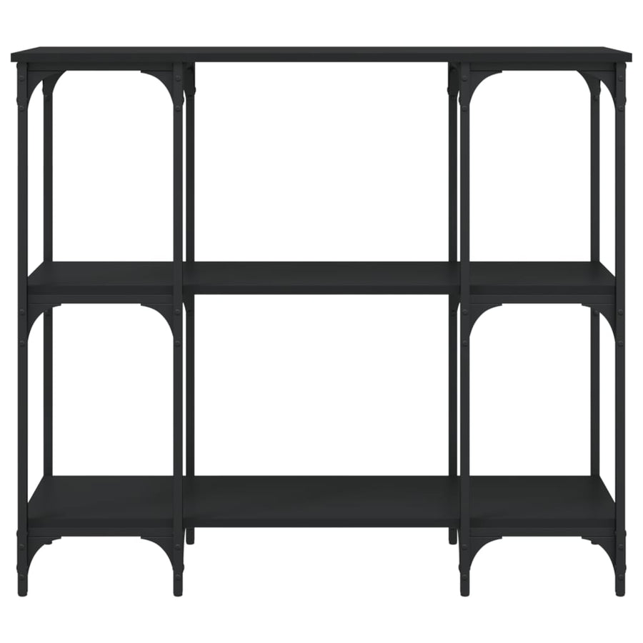 Wandtafel 102X35X90 Cm Bewerkt Hout Zwart