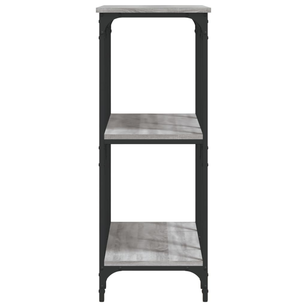 Wandtafel 102X35X90 Cm Bewerkt Hout Grijs Sonoma Eikenkleurig