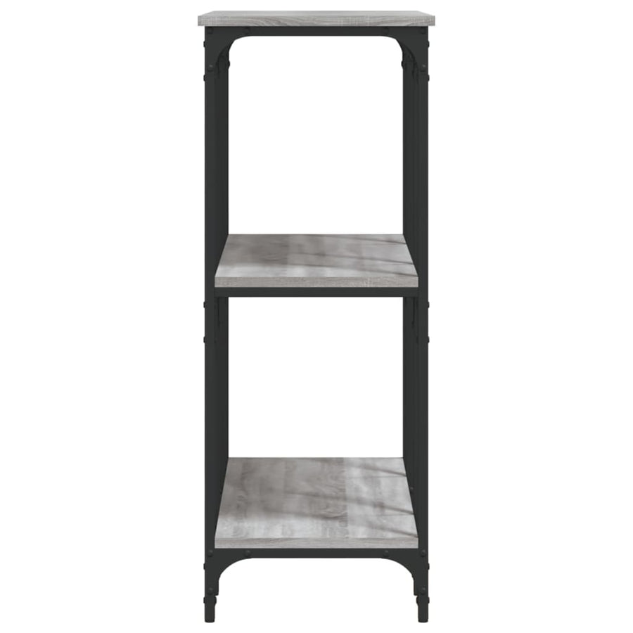 Wandtafel 102X35X90 Cm Bewerkt Hout Grijs Sonoma Eikenkleurig