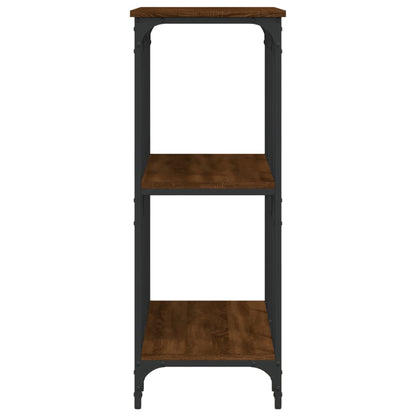 Wandtafel 102X35X90 Cm Bewerkt Hout Bruin Eikenkleur