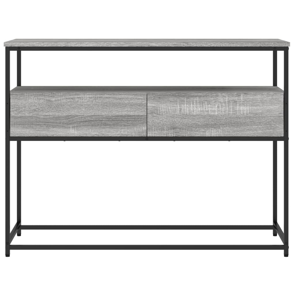 Wandtafel 100X40X75 Cm Bewerkt Hout Grijs Sonoma Eikenkleurig