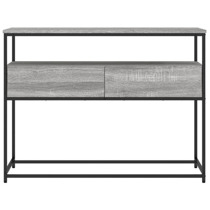 Wandtafel 100X40X75 Cm Bewerkt Hout Grijs Sonoma Eikenkleurig