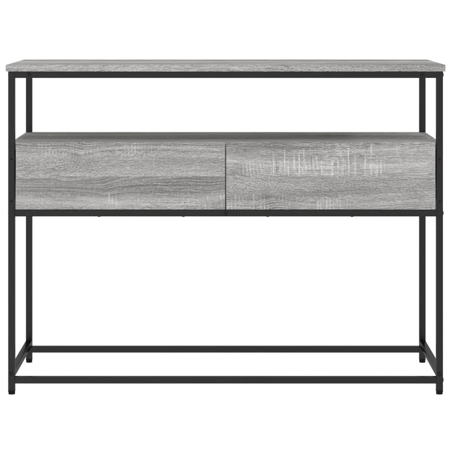 Wandtafel 100X40X75 Cm Bewerkt Hout Grijs Sonoma Eikenkleurig