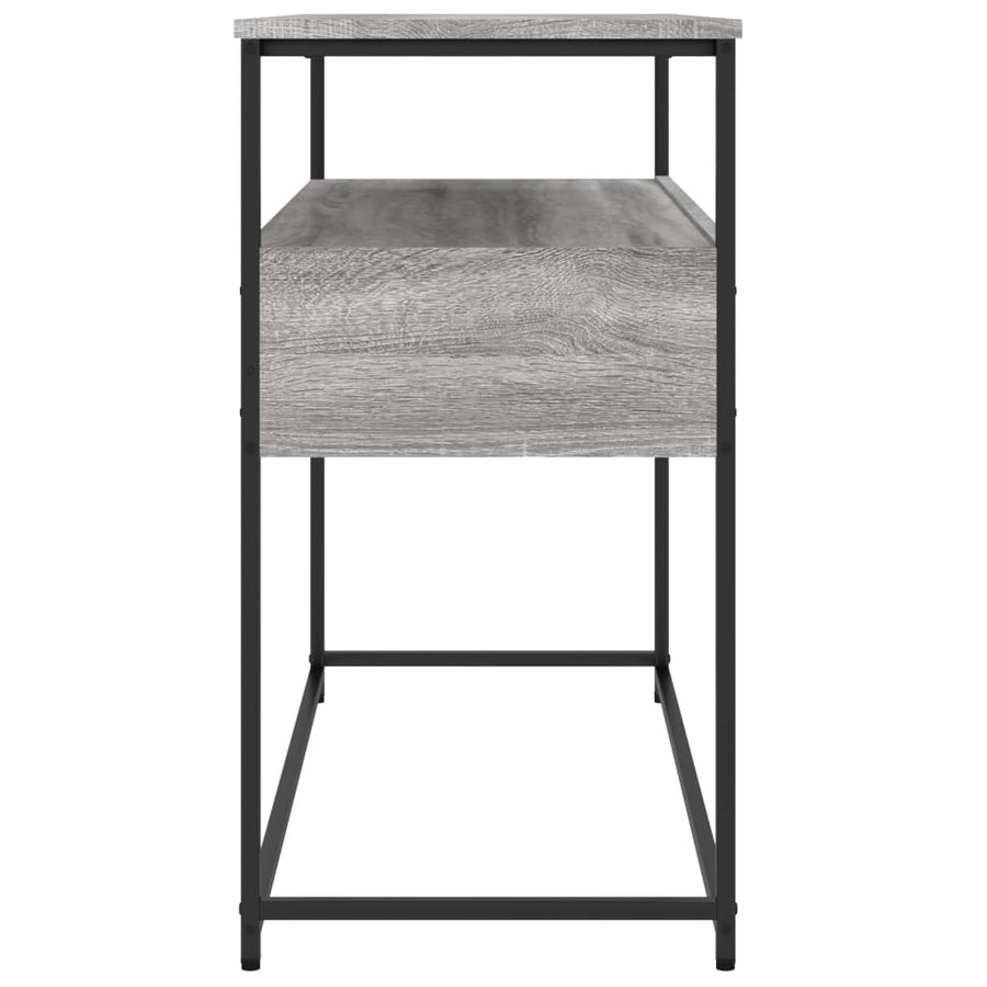 Wandtafel 100X40X75 Cm Bewerkt Hout Grijs Sonoma Eikenkleurig