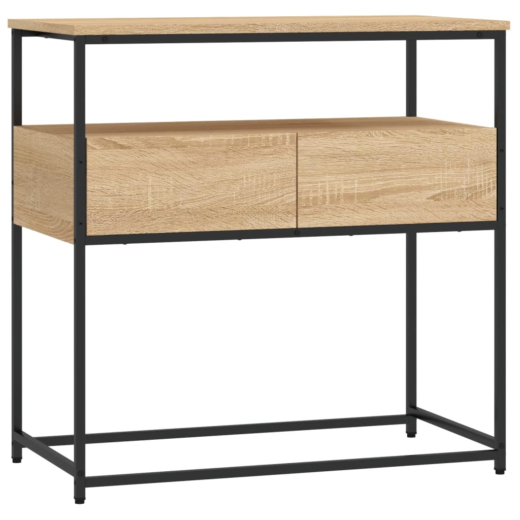 Wandtafel 75X40X75 Cm Bewerkt Hout Sonoma Eikenkleurig