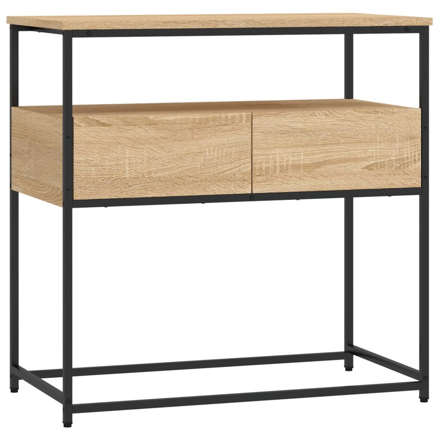 Wandtafel 75X40X75 Cm Bewerkt Hout Sonoma Eikenkleurig