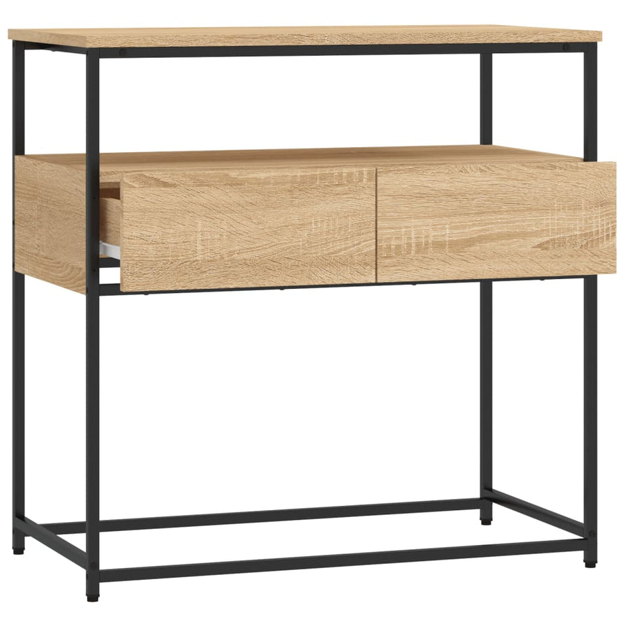 Wandtafel 75X40X75 Cm Bewerkt Hout Sonoma Eikenkleurig