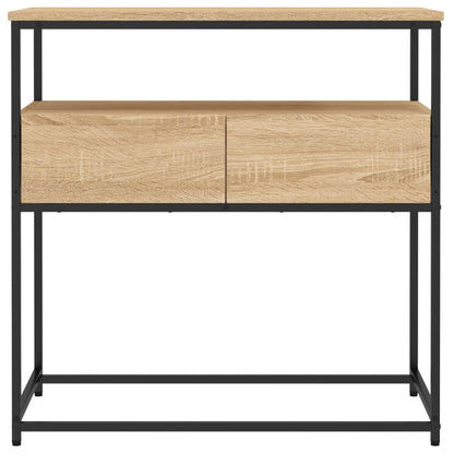 Wandtafel 75X40X75 Cm Bewerkt Hout Sonoma Eikenkleurig