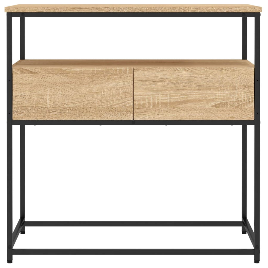 Wandtafel 75X40X75 Cm Bewerkt Hout Sonoma Eikenkleurig