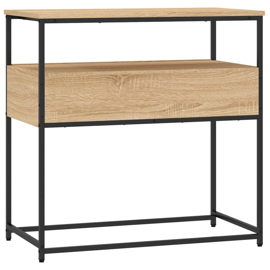 Wandtafel 75X40X75 Cm Bewerkt Hout Sonoma Eikenkleurig