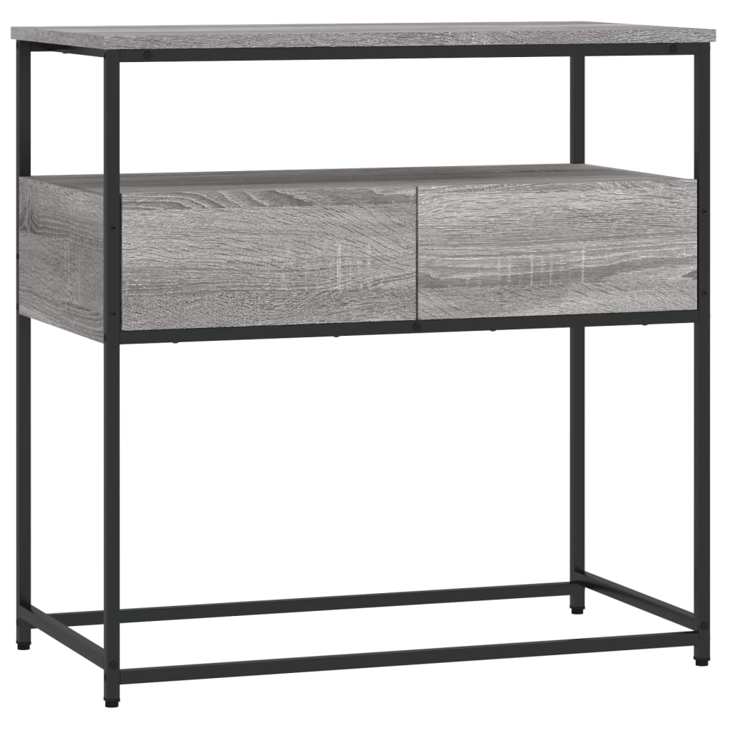 Wandtafel 75X40X75 Cm Bewerkt Hout Grijs Sonoma Eikenkleurig
