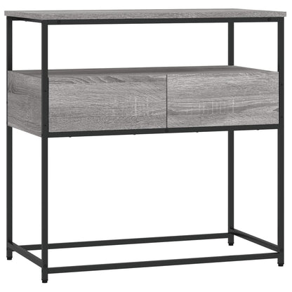 Wandtafel 75X40X75 Cm Bewerkt Hout Grijs Sonoma Eikenkleurig