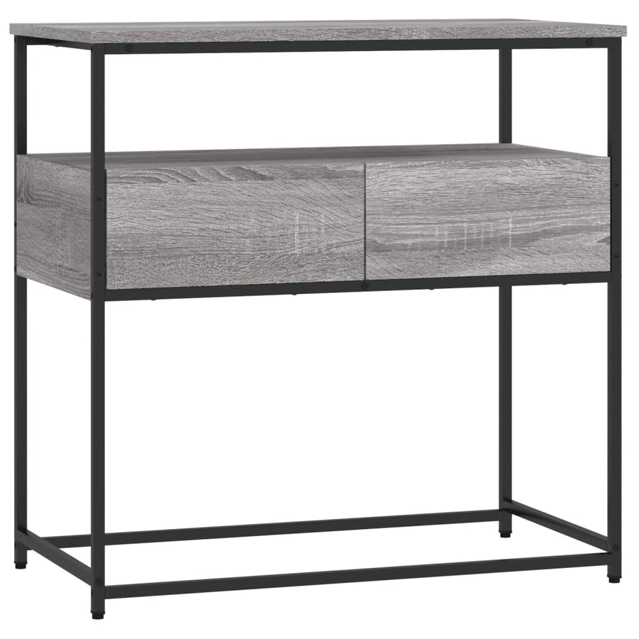 Wandtafel 75X40X75 Cm Bewerkt Hout Grijs Sonoma Eikenkleurig