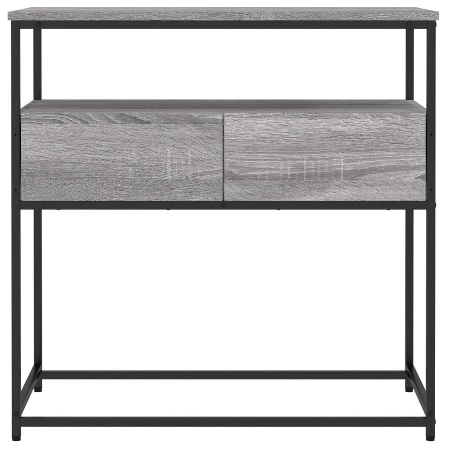 Wandtafel 75X40X75 Cm Bewerkt Hout Grijs Sonoma Eikenkleurig
