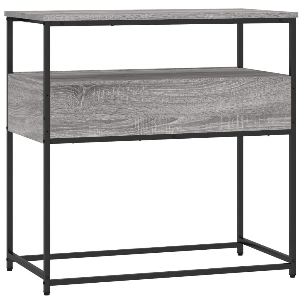 Wandtafel 75X40X75 Cm Bewerkt Hout Grijs Sonoma Eikenkleurig