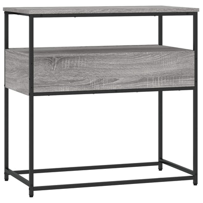 Wandtafel 75X40X75 Cm Bewerkt Hout Grijs Sonoma Eikenkleurig