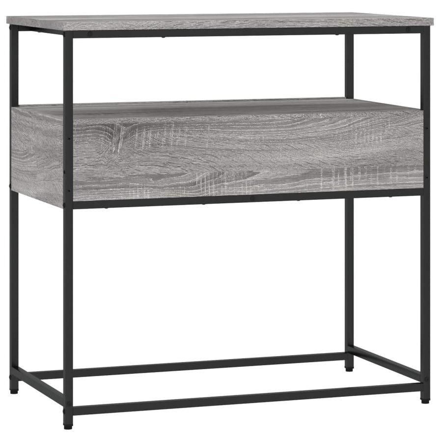 Wandtafel 75X40X75 Cm Bewerkt Hout Grijs Sonoma Eikenkleurig