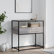 Wandtafel 75x40x75 cm grijs sonoma eiken