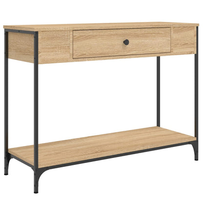 Wandtafel 00X34,5X75 Cm Bewerkt Hout Kleurig 100 x 34.5 x 75 cm Sonoma eiken