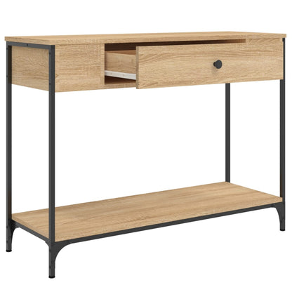 Wandtafel 00X34,5X75 Cm Bewerkt Hout Kleurig 100 x 34.5 x 75 cm Sonoma eiken