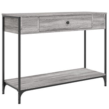 Wandtafel 100X34,5X75 Cm Bewerkt Hout Grijs Sonoma Eikenkleurig