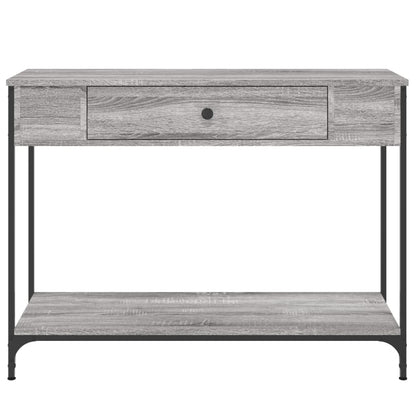 Wandtafel 100X34,5X75 Cm Bewerkt Hout Grijs Sonoma Eikenkleurig