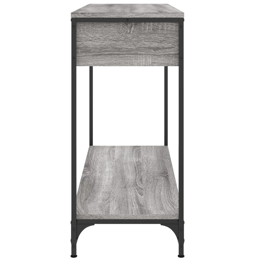 Wandtafel 100X34,5X75 Cm Bewerkt Hout Grijs Sonoma Eikenkleurig