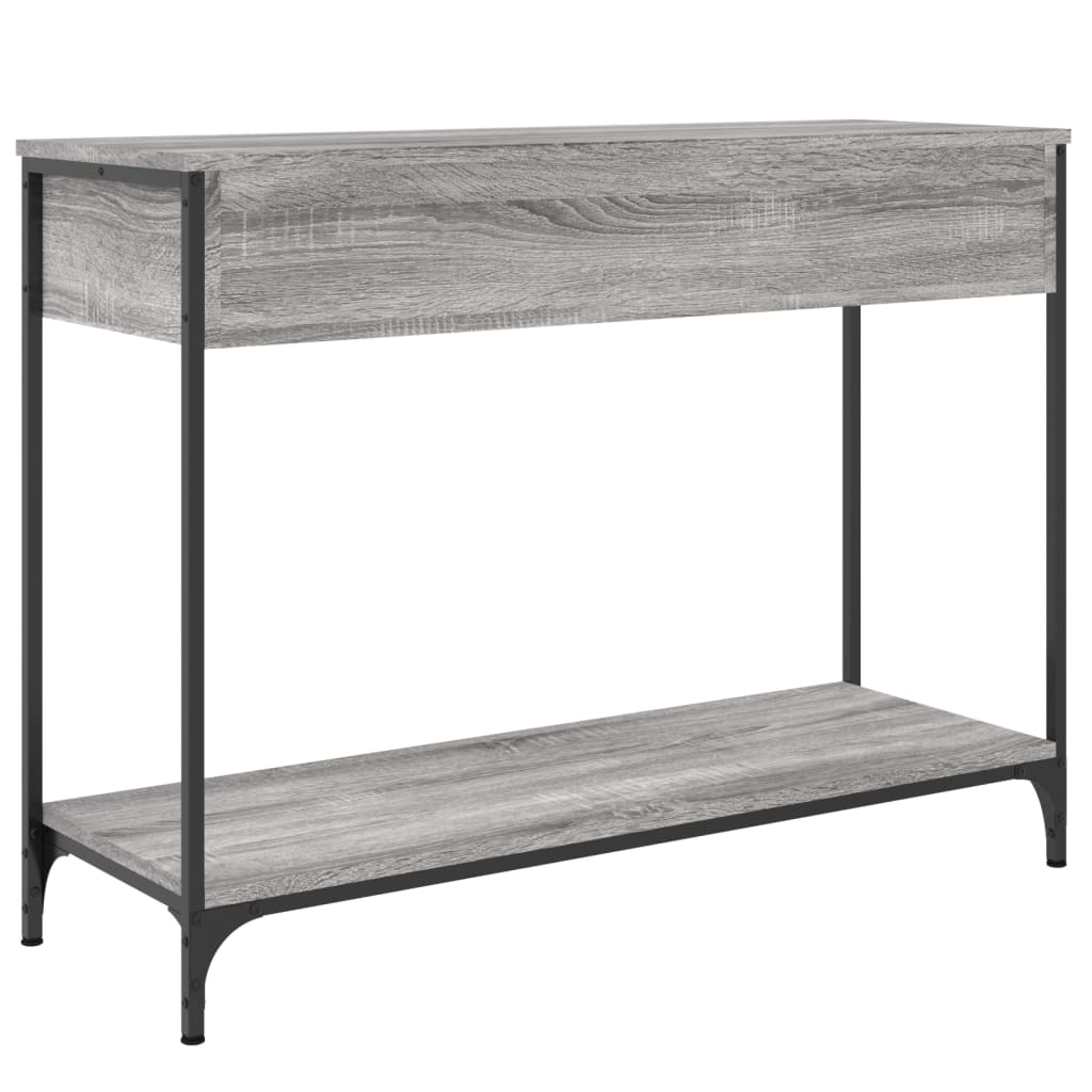 Wandtafel 100X34,5X75 Cm Bewerkt Hout Grijs Sonoma Eikenkleurig