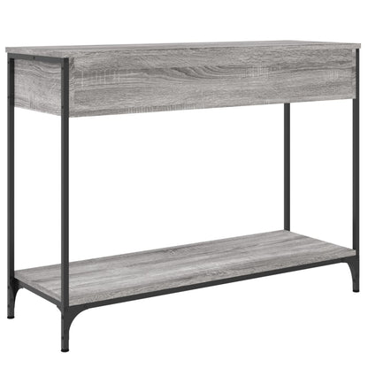 Wandtafel 100X34,5X75 Cm Bewerkt Hout Grijs Sonoma Eikenkleurig