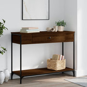 Wandtafel 100x34,5x75 cm bewerkt hout bruin