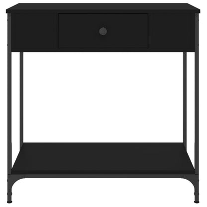 Wandtafel 75X34,5X75 Cm Bewerkt Hout Zwart