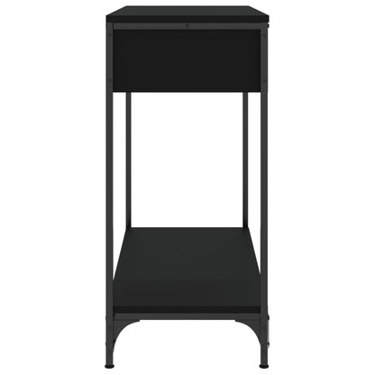 Wandtafel 75X34,5X75 Cm Bewerkt Hout Zwart