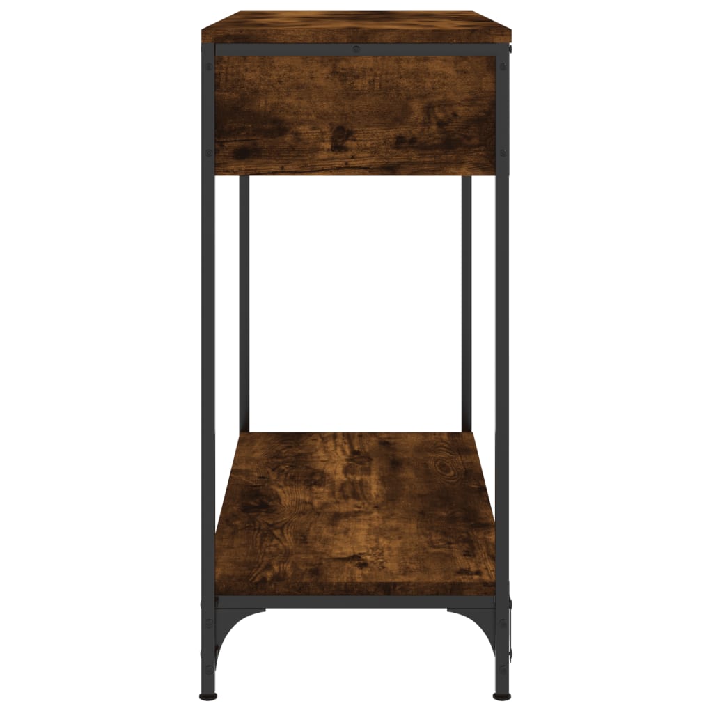 Wandtafel 75X34,5X75 Cm Bewerkt Hout Gerookt Eikenkleurig