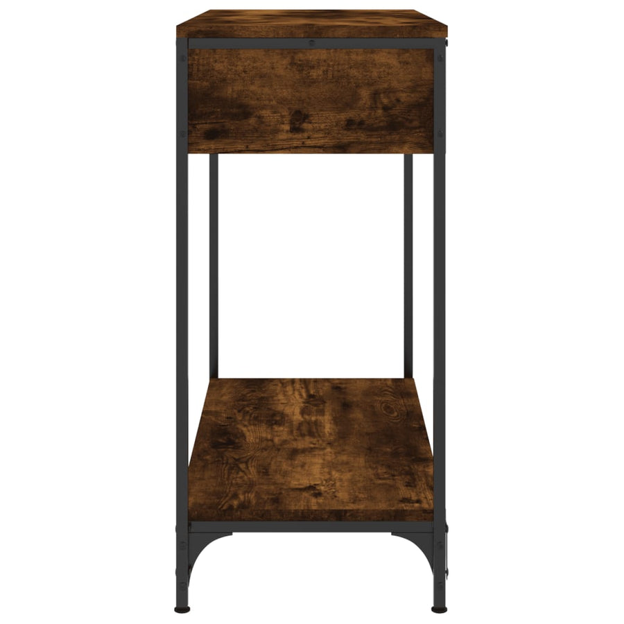 Wandtafel 75X34,5X75 Cm Bewerkt Hout Gerookt Eikenkleurig
