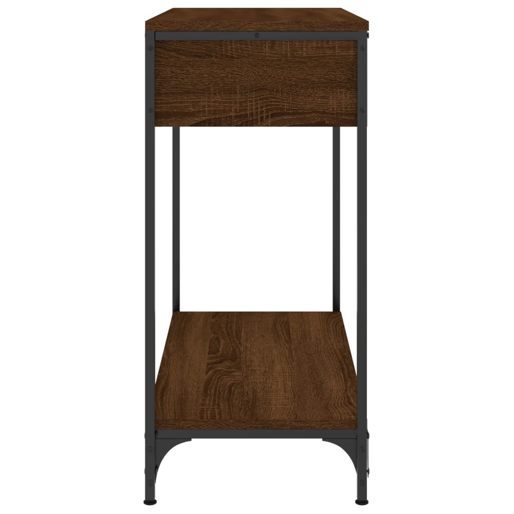 Wandtafel 75X34,5X75 Cm Bewerkt Hout Bruin Eikenkleur
