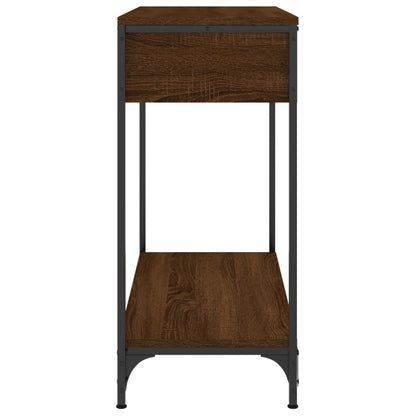 Wandtafel 75X34,5X75 Cm Bewerkt Hout Bruin Eikenkleur