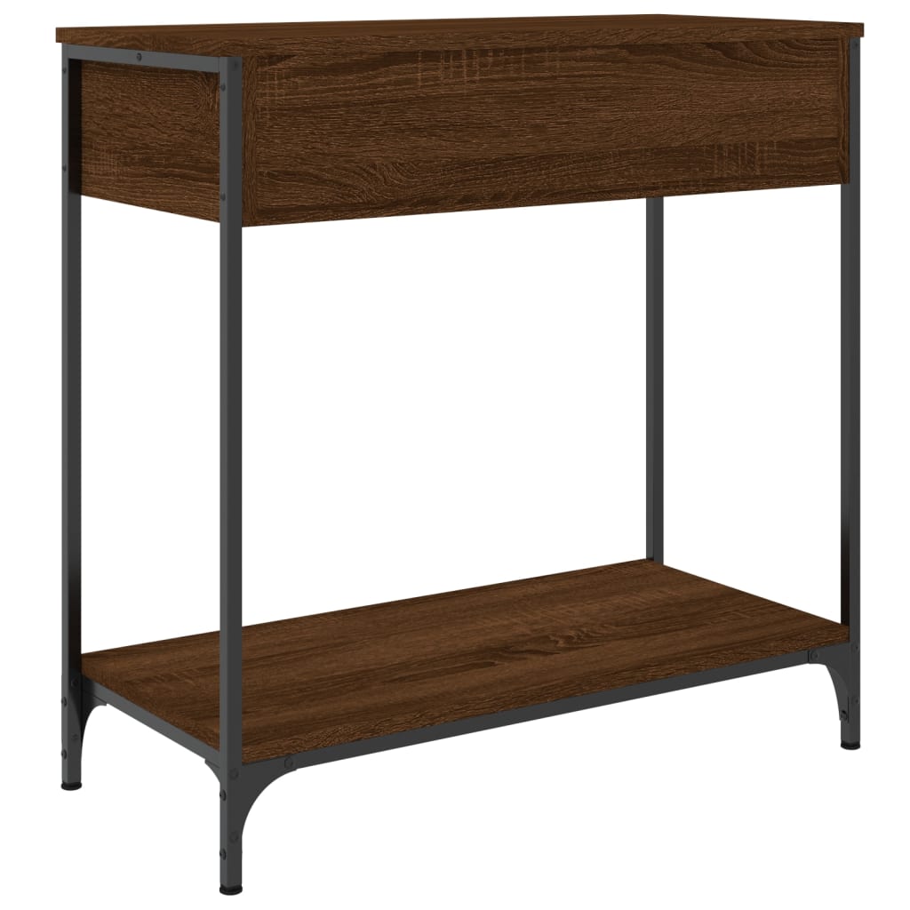 Wandtafel 75X34,5X75 Cm Bewerkt Hout Bruin Eikenkleur