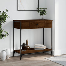 Wandtafel 75X34,5X75 Cm Bewerkt Hout Bruin Eikenkleur