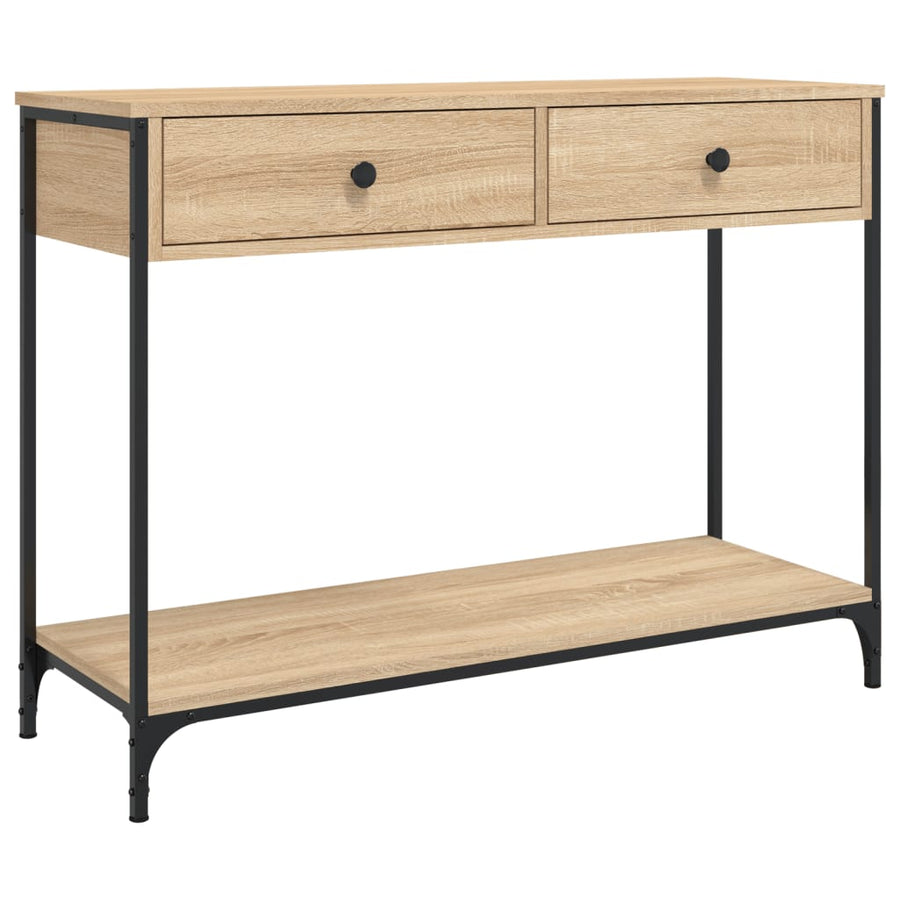 Wandtafel 00X34,5X75 Cm Bewerkt Hout Kleurig 1 100 x 34.5 x 75 cm Sonoma eiken