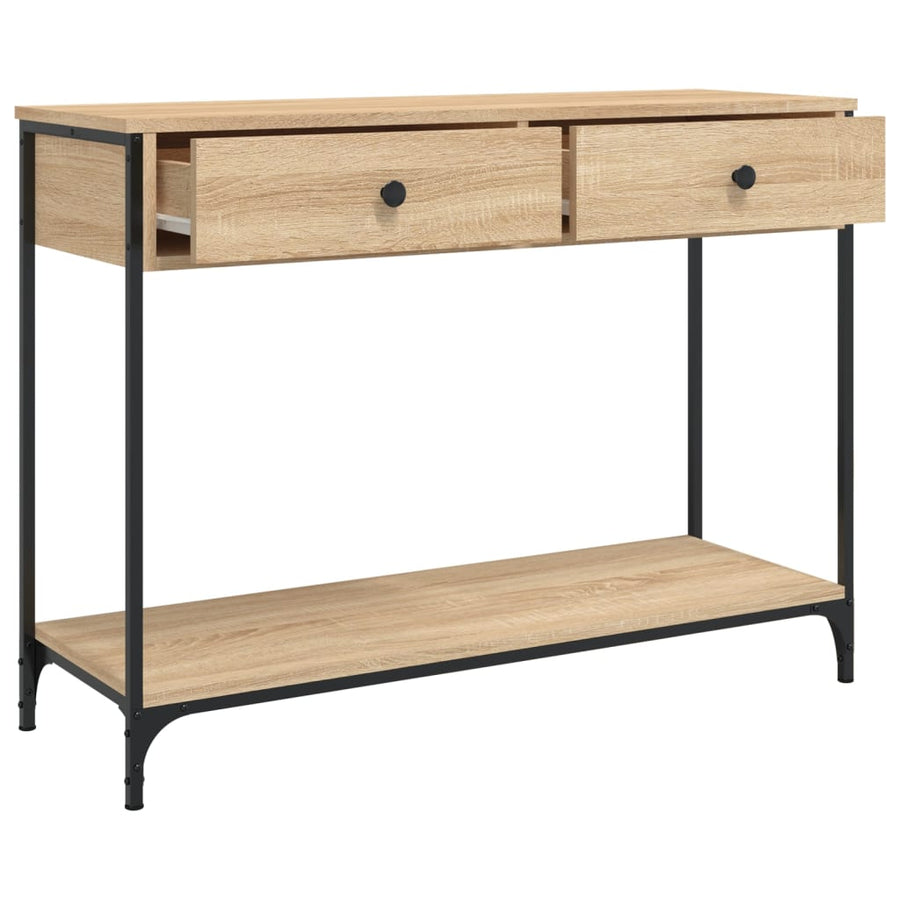 Wandtafel 00X34,5X75 Cm Bewerkt Hout Kleurig 1 100 x 34.5 x 75 cm Sonoma eiken