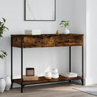 Wandtafel 100x34,5x75 cm bewerkt hout metaal