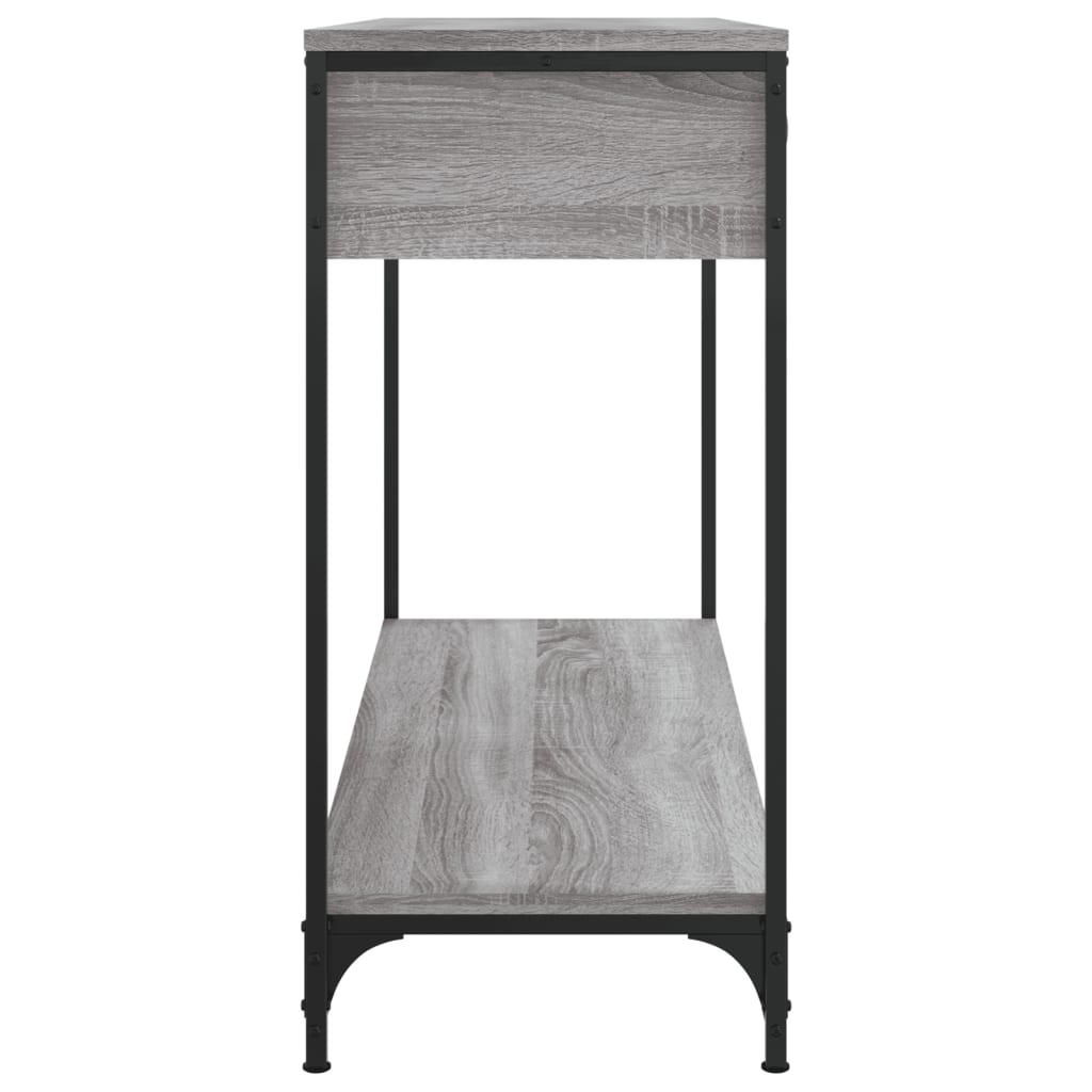 Wandtafel 100X34,5X75 Cm Bewerkt Hout Grijs Sonoma Eikenkleurig
