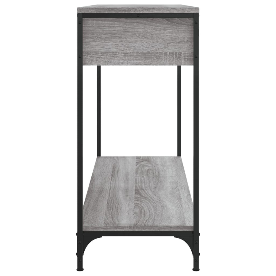 Wandtafel 100X34,5X75 Cm Bewerkt Hout Grijs Sonoma Eikenkleurig