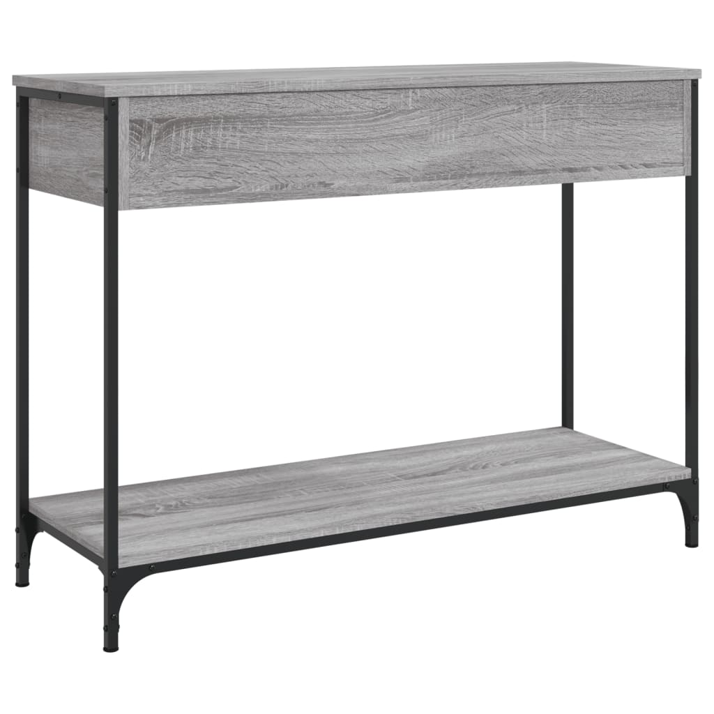 Wandtafel 100X34,5X75 Cm Bewerkt Hout Grijs Sonoma Eikenkleurig